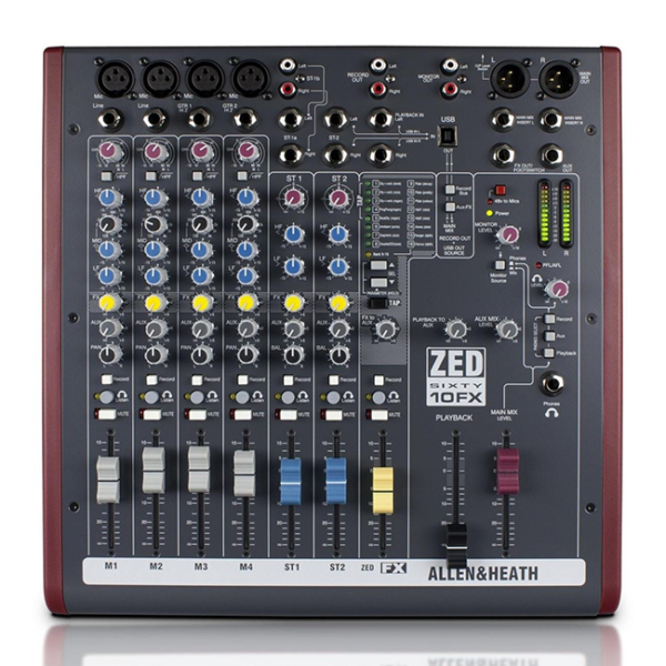 Allen & Heath Zed-10FX 4 Mic/Line Mixer