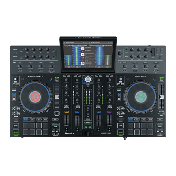 Denon DJ Prime 4 Deck Standalone DJ System with 10" Touchscreen