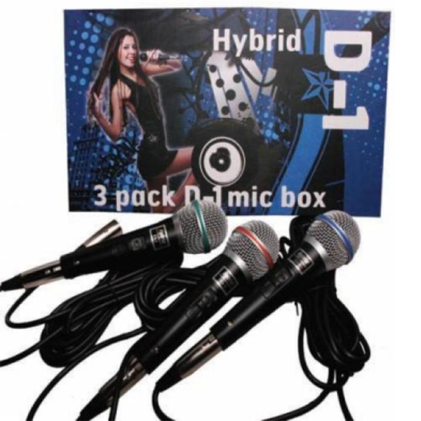 Hybrid D-1 MK2 Microphone 3 Pack