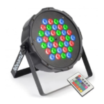 LED PAR 64 Flatpar 36X 1W RGB DMX IRC