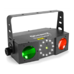 LED Terminator IV 2x Moon, Laser r/g IRC DMX