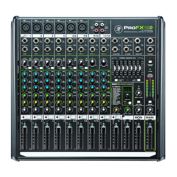 Mackie Pro FX12 12 Channel USB Mixer