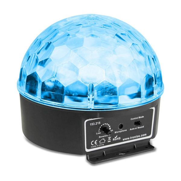 Mini Star Ball Sound Rainbow LED 6x3w