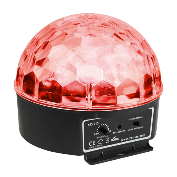 Mini Star Ball Sound Rainbow LED 6x3w - Image 2