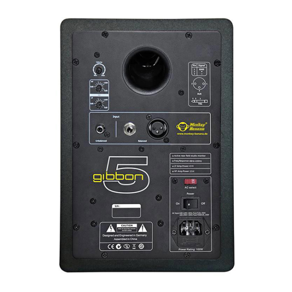 Monkey Banana Gibbon 5 Active Studio Monitor - Black - Image 3