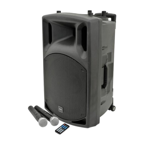 QTX QX15PA Portable 15-inch PA with USB/SD/FM/BT