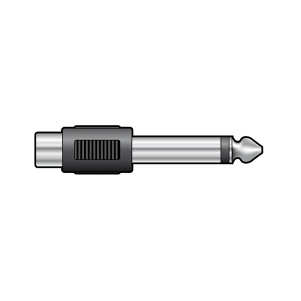 Roxtone ADAP 6.3mm MONO PL-RCA Socket