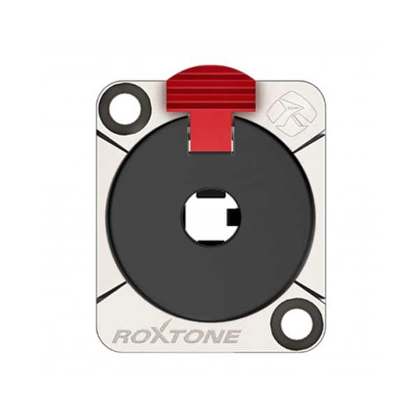 Roxtone Contacts 6.3mm Jack Stereo Socket Panel Mount Nickel Plated Shell - Image 2