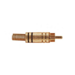 Roxtone RCA Plug Gold - Black Band