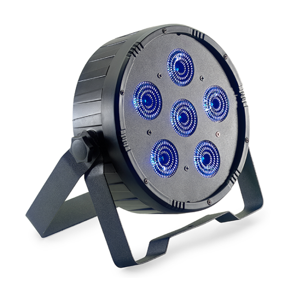 Stagg Flat ECOPAR 6 Spotlight With 6 X 30-Watt RGBW 4 In 1 LED