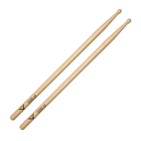 Vater 7A Nylon Tip Hickory Drum Sticks (Pair)