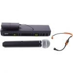 Shure BLX1288/SM31FH Wireless Combo System wi Headset and SM58 Handheld Microphone
